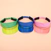 Summer Pvc Sun Hat With Extended Brim For Outdoor Beach Activities And Casual Wear