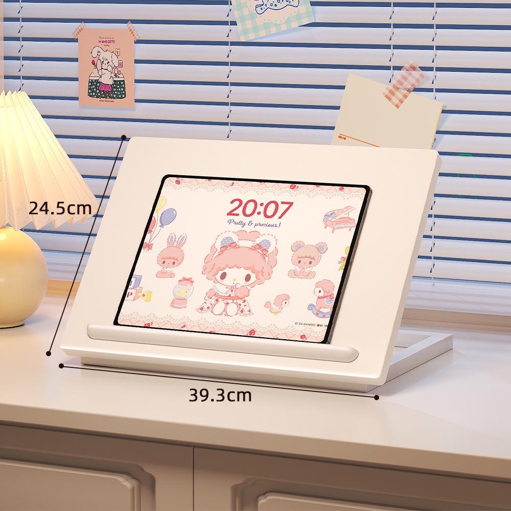 Adjustable Laptop & Tablet Stand Holder with Storage Rack