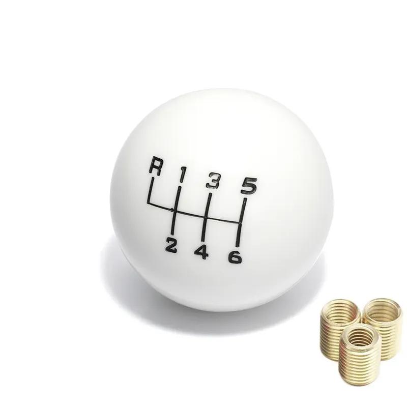 Universal 6 Speed Ball Shape Acrylic Car Gear Shift Knob Shifter Lever Head