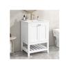 Bathroom Furniture - - 60cm - Ceramic Sink - White - Contemporary Design