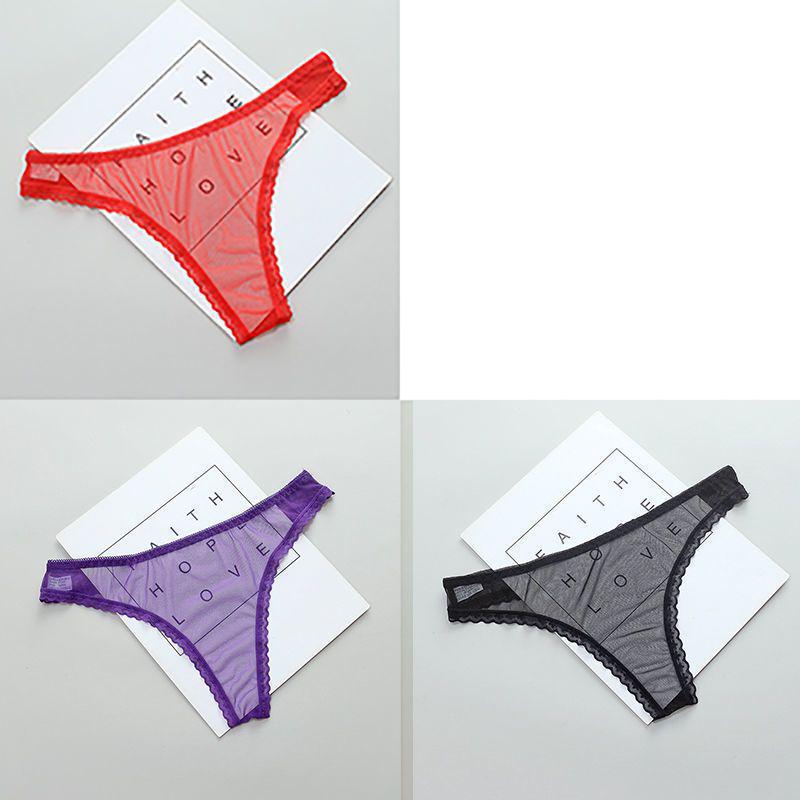Tanga de Malla Transparente de Tiro Bajo para un Look Sedoso y Coqueto