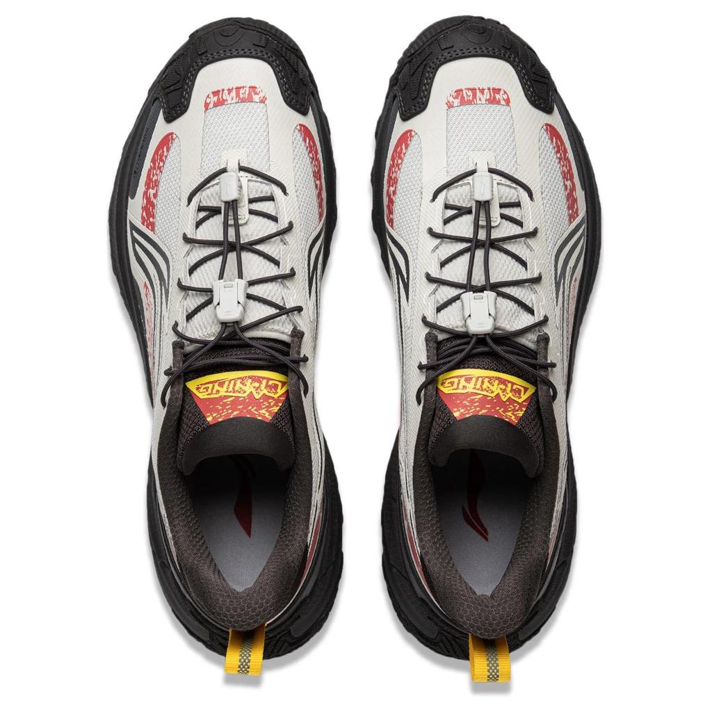Li-Ning Yijie 2.0 Stabilita Voděodolné Tlumení nárazů Protiskluzové Odolné Podpora Nízký svršek Outdoorové Turistické Boty Unisex Turistické Boty Limetková AHTU005-4