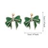 Ear Jewelry Sweet Stud Earrings Zircon Bowknot Dangle Earrings Crystal Bow Earrings  Wedding