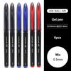 3/6pcs Japan Uniball Gel Pen AIR Straight Liquid Signature Pen UBA-188 Black Technology 0.5/0.7mm Free Writing School Supplies