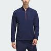 Adidas Ultimate365 Tour Wind.Rdy Half-Zip Pullover Color Block Long Sleeve Jacket Men Jacket Navy-Blue IJ9832