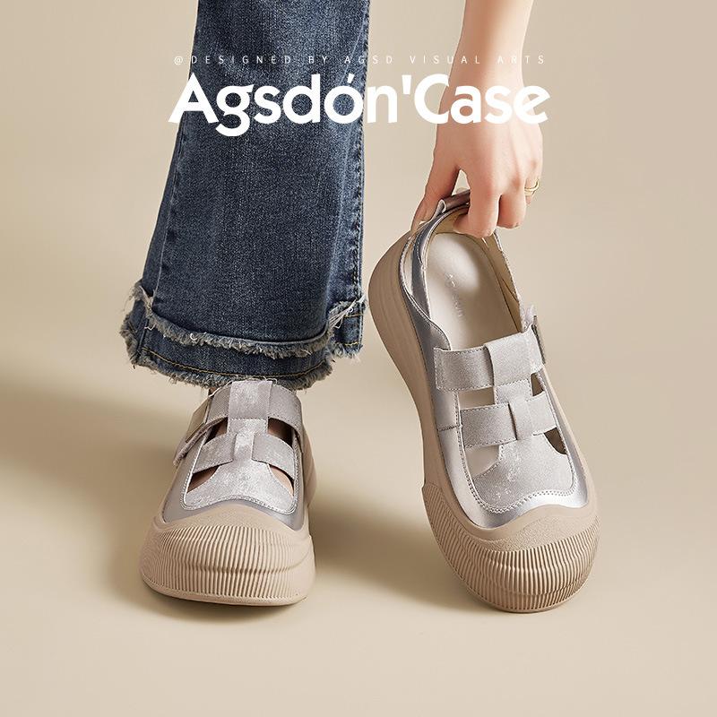 Augustine sports sandals women's 2025 new summer outdoor leisure platform beach shoes retro Roman sandals