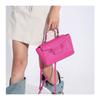 IELGY Niche Design Handbag, Simple Texture Lychee Pattern Versatile Messenger Bag