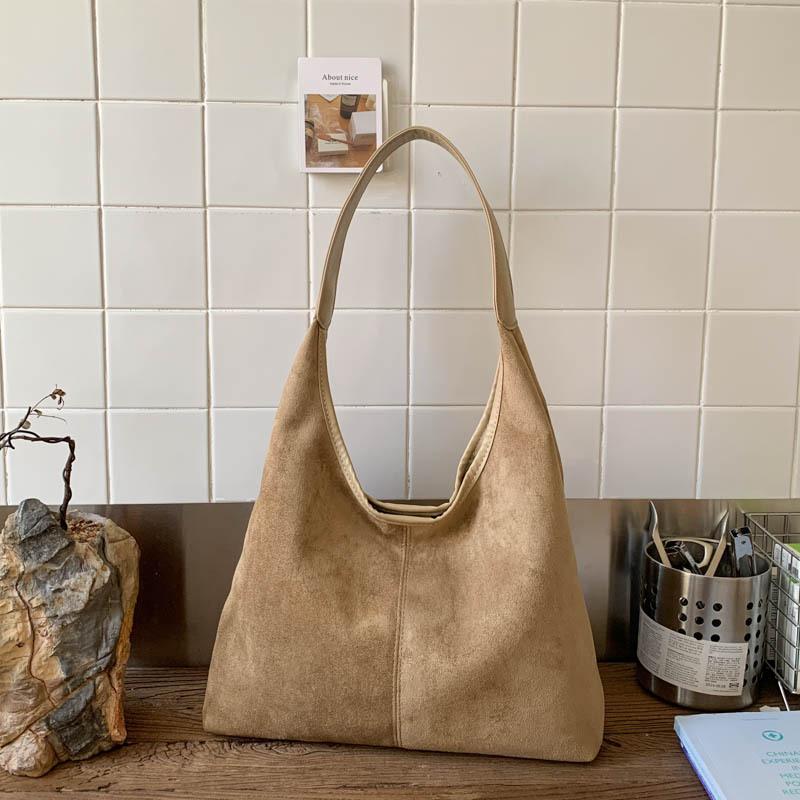 Retro Style Large Capacity Underarm Bag Women's New Trendy Fashion Simple Shoulder Bag Tote Bag