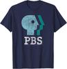 PBS Blue Teal and White Logo Public Broadcasting Unisex T-Shirt Unisex T-Shirt