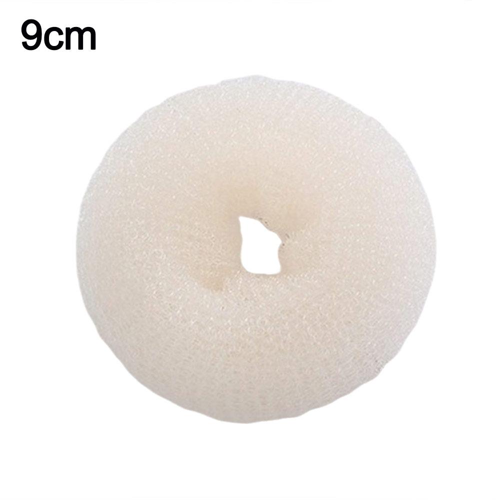 Elastic Hair Ring Nylon Donut Hair Bun Maker Durability Hair Styler  for Girls Women