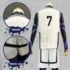 Blue Rock Nagi Seishiro 7 White Inner Practice Cosplay Performance Holiday XL Size [HOLOUN] No. Uniform, Costume, Event, Anime, Halloween, Outfit,
