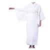 [Amemari] Summer Nagajuban (Undergarment for Kimono) - Washable, LL Size, White, with Attached Collar, One-Piece Style, Formal, Ready-Made, Plain Ro