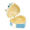 Heart Bow Knot Jewelry Trinket Box Vintage Enamel Jewelry Box Organizer Decorative Ornament Craft