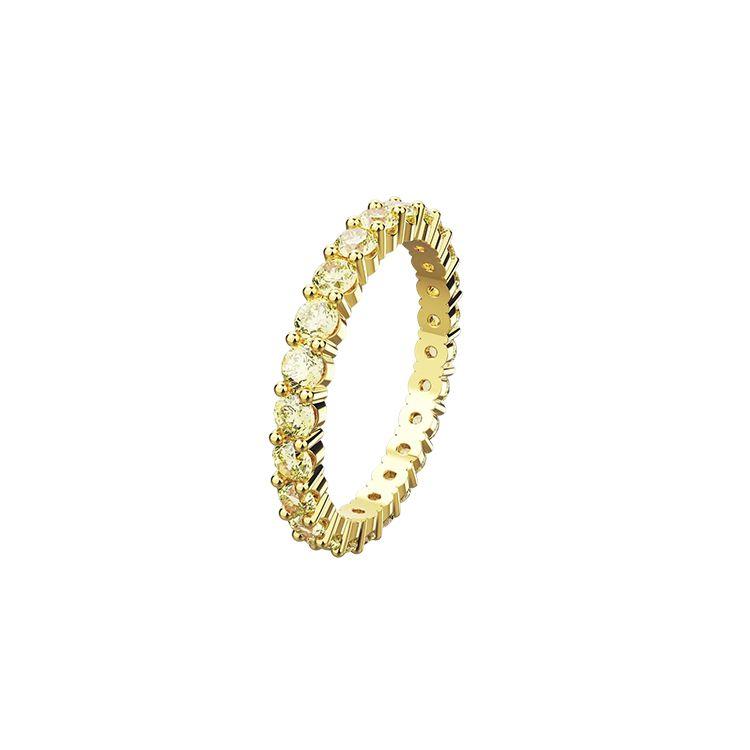 Swarovski Matrix Round Cut Imitation Crystal Ring Women rings 5658667