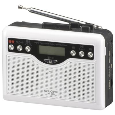 OHM AudioComm Digital Recording Radio Cassette OHM Electric CAS-500N 03-5568