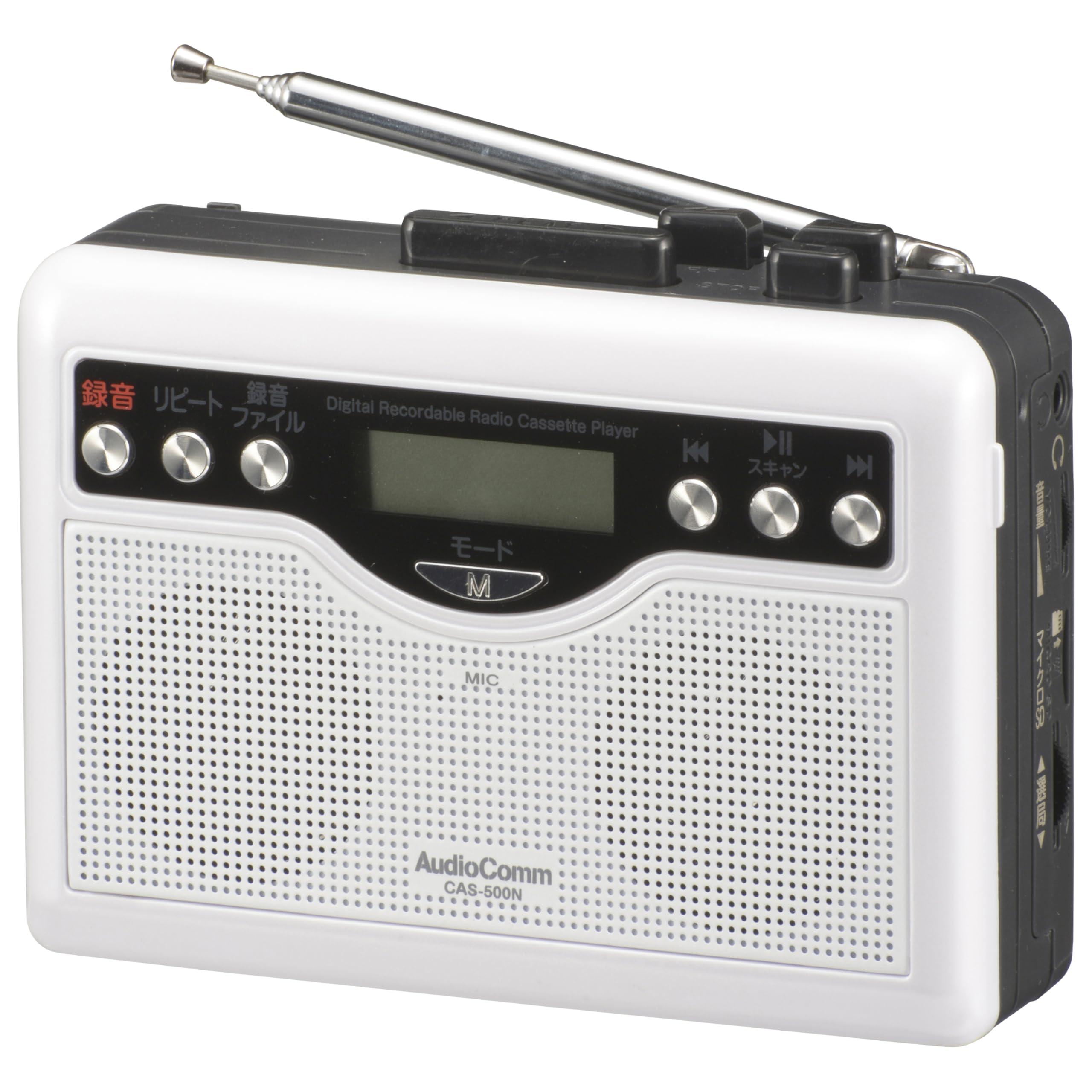 

OHM AudioComm Digital Recording Radio Cassette OHM Electric CAS-500N 03-5568