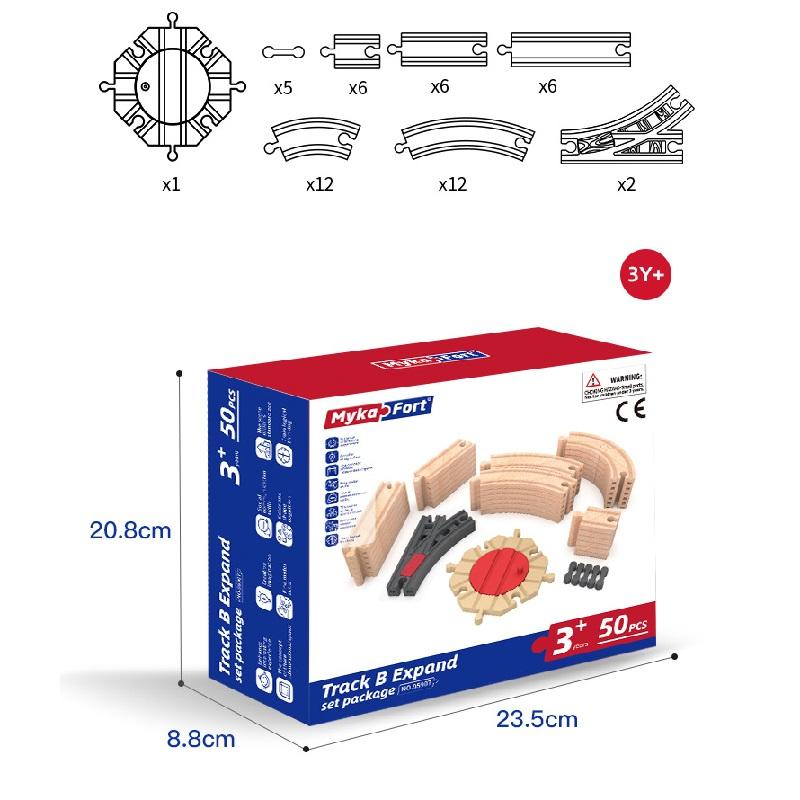 

Дети 1-3 электрические деревянные игрушки собранные головоломки строительные блоки DIY аксессуары Бук трек расширение костюм маленький подарок 95907