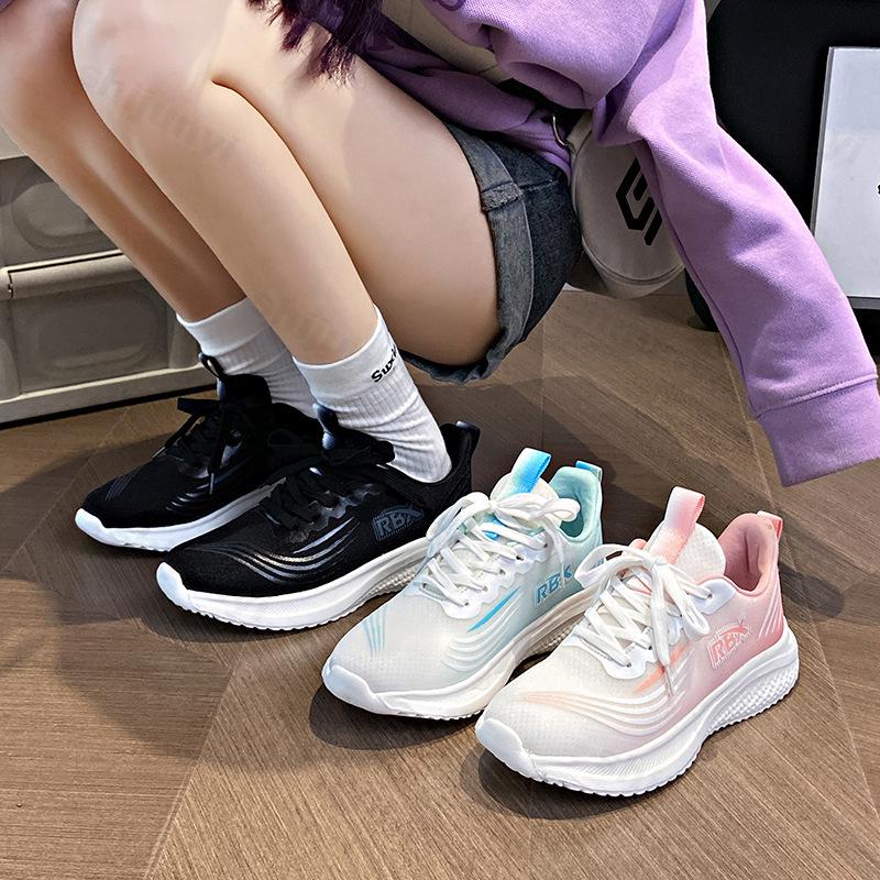 2025 Summer Women's Shoes New Breathable Mesh Hollow Fly Weave Women's Shoes Lace-up Vulcanize Shoes Women's Casual Sneakers