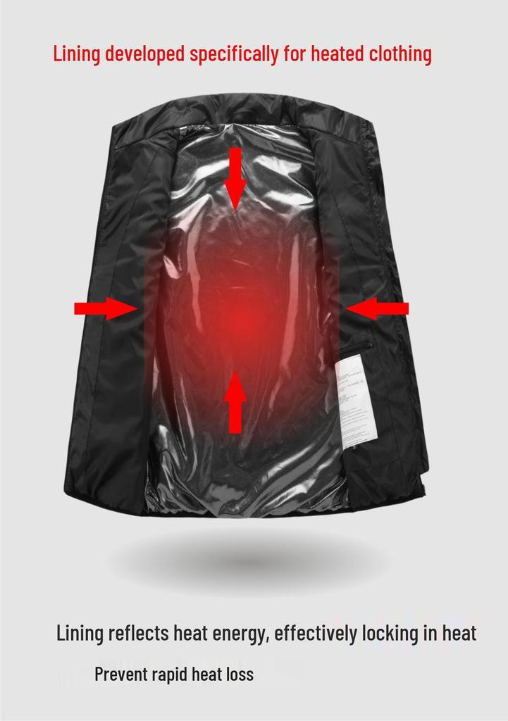 Smart USB Heated Vest: Unisex Winter/Autumn Thermal Wear with Constant Temperature Control