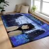 Anime S-Serial Experiments Lain Floor Mat Soft Flannel Floor Mat Non-Slip Absorbent Rug For Home Bedroom Bathroom