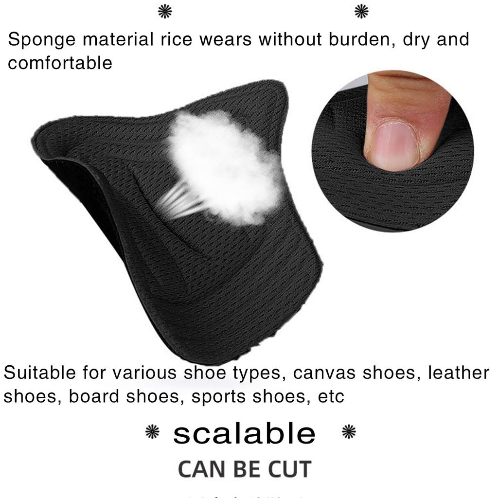 1 Pair Self Adhesive Shoe Inserts for Oversized Shoes Prevent Blisters and Rubbing