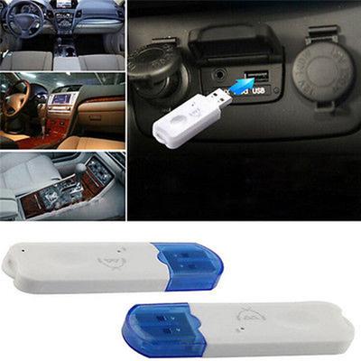 Usb Bluetooth Stereo Ses Müzik Kablosuz Alıcı Adaptörü Araba Ev Hoparlörü İçin
