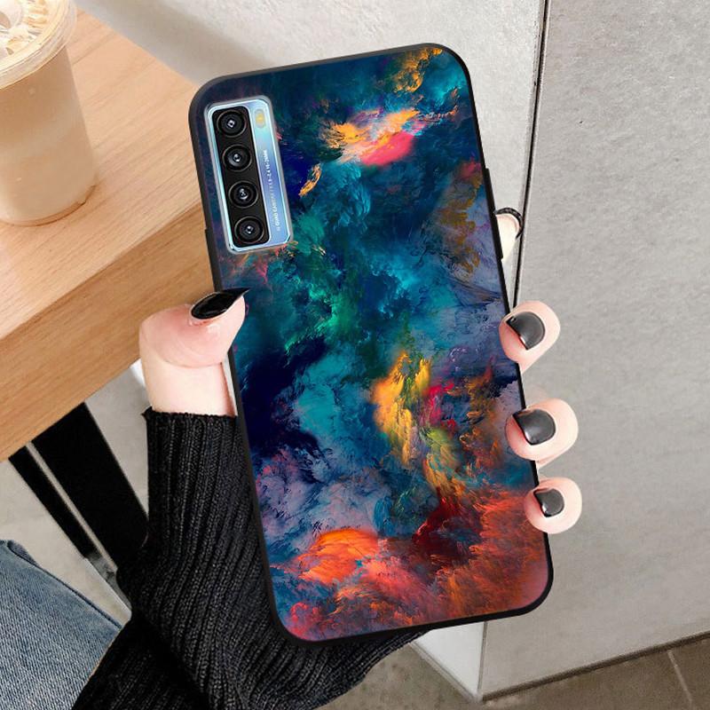For TCL 20 5G / 20S / 20L Plus Case TPU Silicone Shockproof Lions Wolf Phone Covers for TCL 20L Plus Cases 20S Cool Fundas