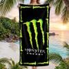 Asciugamano da Spiaggia Moda Monster Energy Asciugamano Portatile Morbido Asciugatura Rapida per Nuoto Campeggio Vacanze