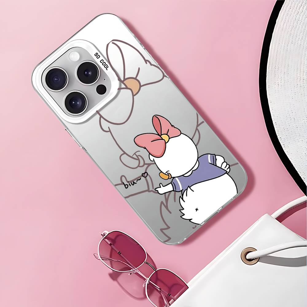 

Cute D-Donald Duck-S Phone Case For IPhone 17 16 15 14 13 12 11 Pro Max X XR XSMAX Candy Matte Shockproof Back Cover iphone17ProMax