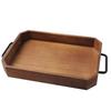 Food Trays Vintage Wooden Pallet Large Capacity Elegant Bread Tray Exquisite Eating Basket Kitchen