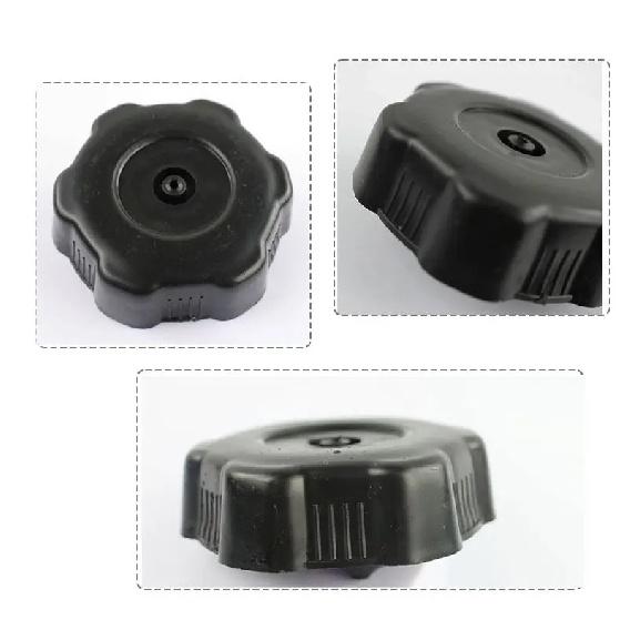 LYNNCHI Motorcycle 52mm Black Fuel Tank Cap Plastic Gas Petrol Tanks Cover Caps For Off Road Vehicle 49cc 70cc 90cc 110cc ATV