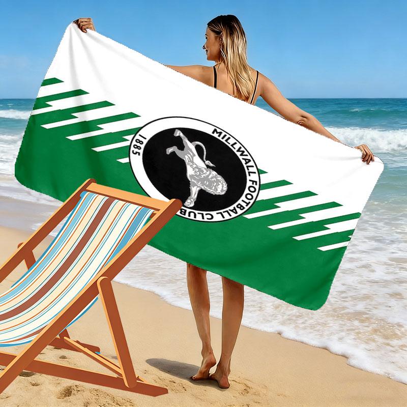 Millwall F.C Beach Towel, Large Soft Quick Dry Towel for Beach Camping Swimming