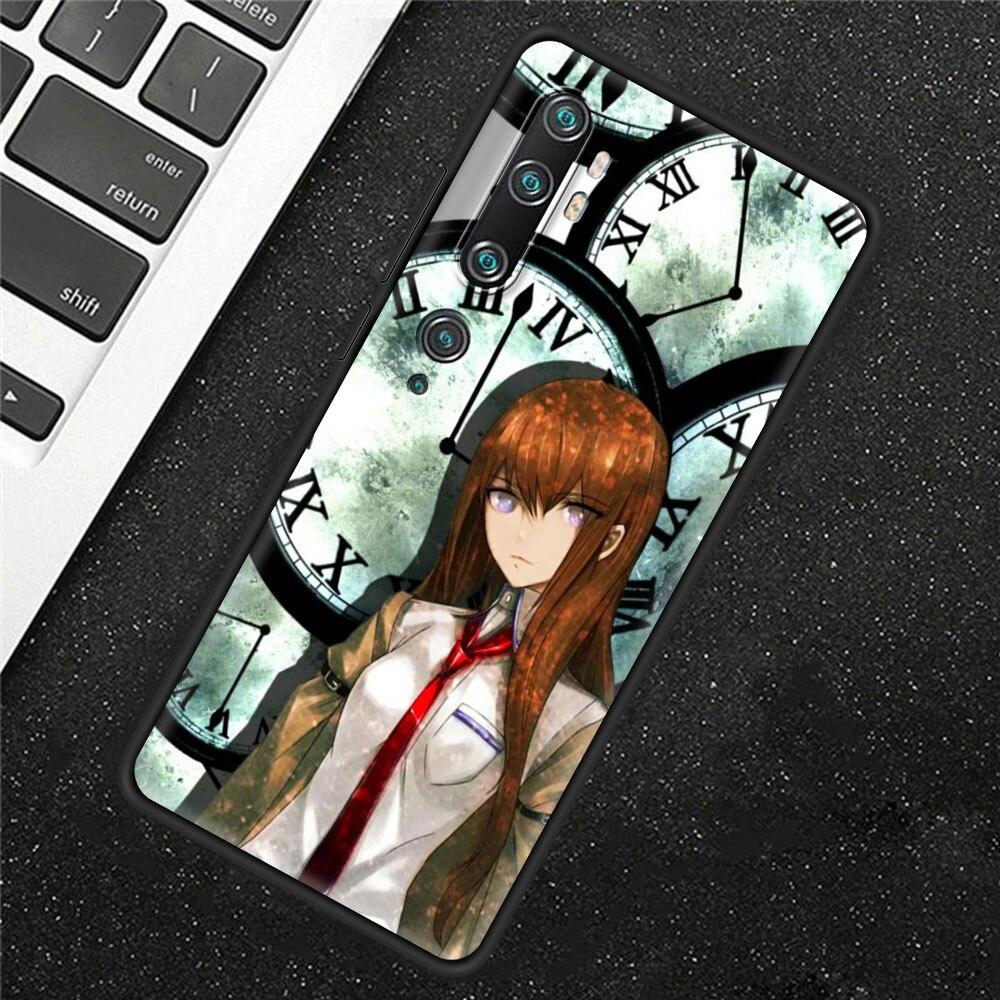 

Чехол Steins Gate Okabe Anime Manga для Xiaomi Mi Poco X3 NFC M3 Pro Note 10 Lite 11 10T Pro 5G 9T, мягкий чехол для телефона, черный чехол Mi 10T Pro 5G