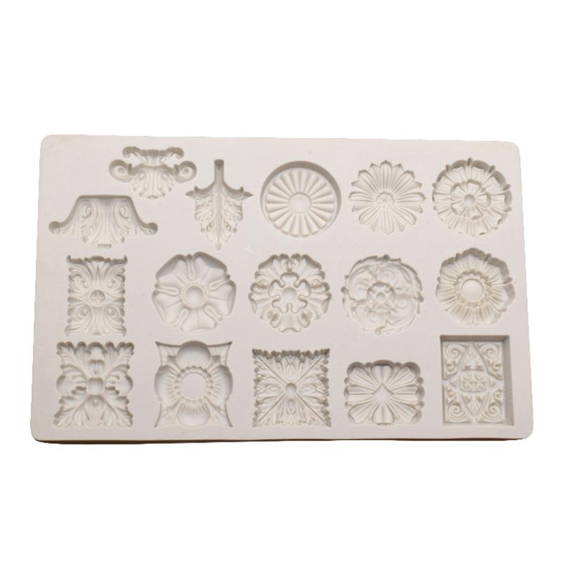 3D Fondant Mould Silicone Chocolate Moulds Cake Decorating Tool Baking Gadgets Gem Buttons Shaped Gifts for Kitchen Baking Lover