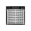 HERORANGE Dream Fox Glue-Free Cluster Eyelashes – Natural, Dense, Fox-Eye Look for Beginners