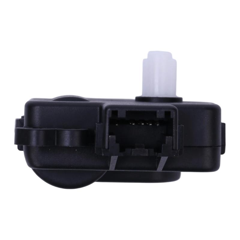 Replacement HVAC Air Door Actuator Motor with Part Number 4F2Z19E616GA, Injection-Molded ABS Housing, and Circular-Hole Mounting Points