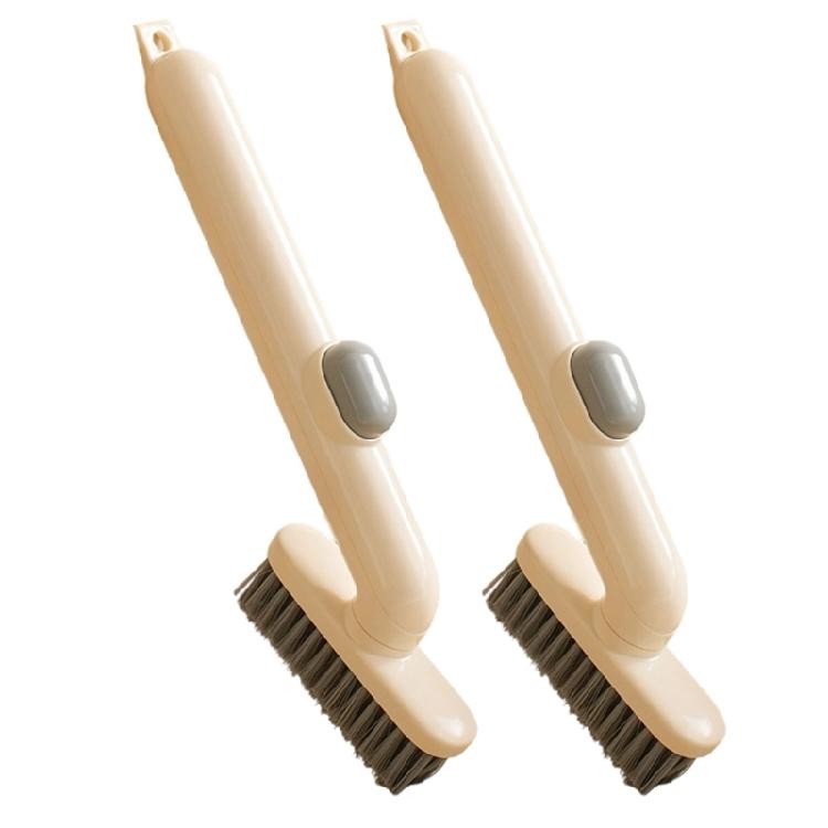 

2pcs Ergonomic Grip Cleaning Brushes 360 Degree Rotating Head Scrubber For Corner Crevices And Tight Space Cleaning белый