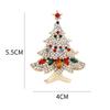 Christmas Vintage Bells Brooch Xmas Tree Shape Pins For Women Men Colorful Rhinestones New-Year Jewelry Garment Accessories