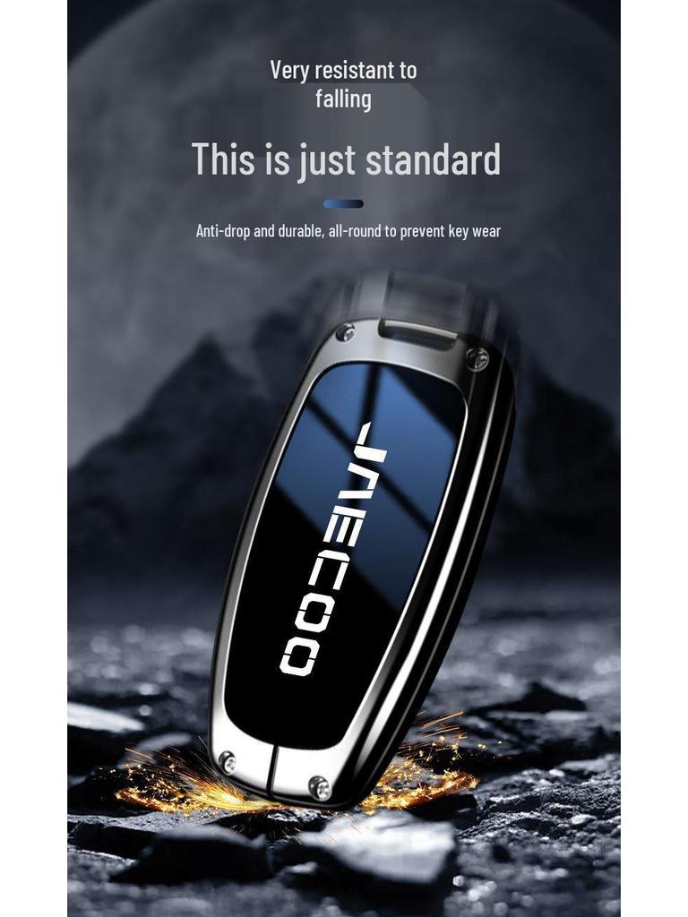 Genuine Leather Key Cover for Chery Omoda, Jaecoo7, and Oumengda C7 (2025 Overseas Versions)