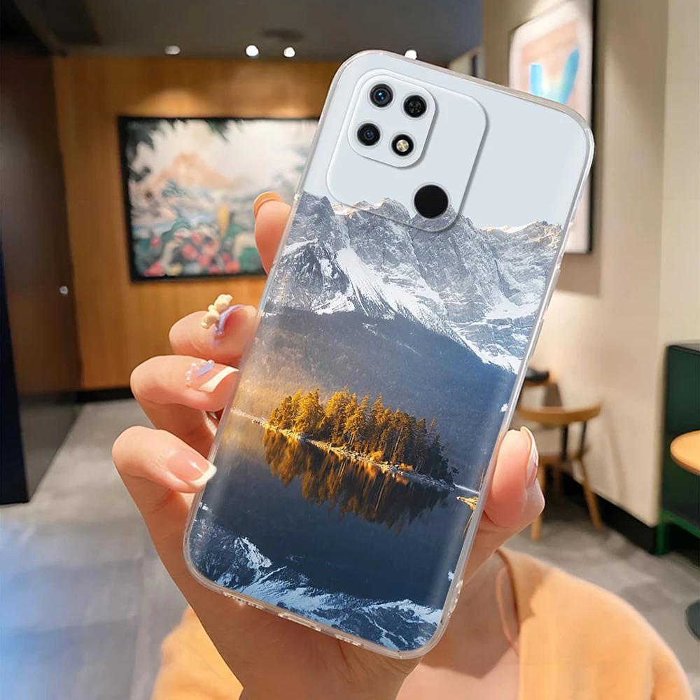Shockproof Cover For Xiaomi Redmi 10C Soft Clear Animal Painted Silicone Phone Cover For Redmi 10C Cases redmi10C Bumper Shell