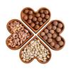 Heart-Shaped Wooden Serving Trays for Home Decor & Food - Decorative Wood Trays for Candy, Sushi, Dessert, Valentine’s Day Gift