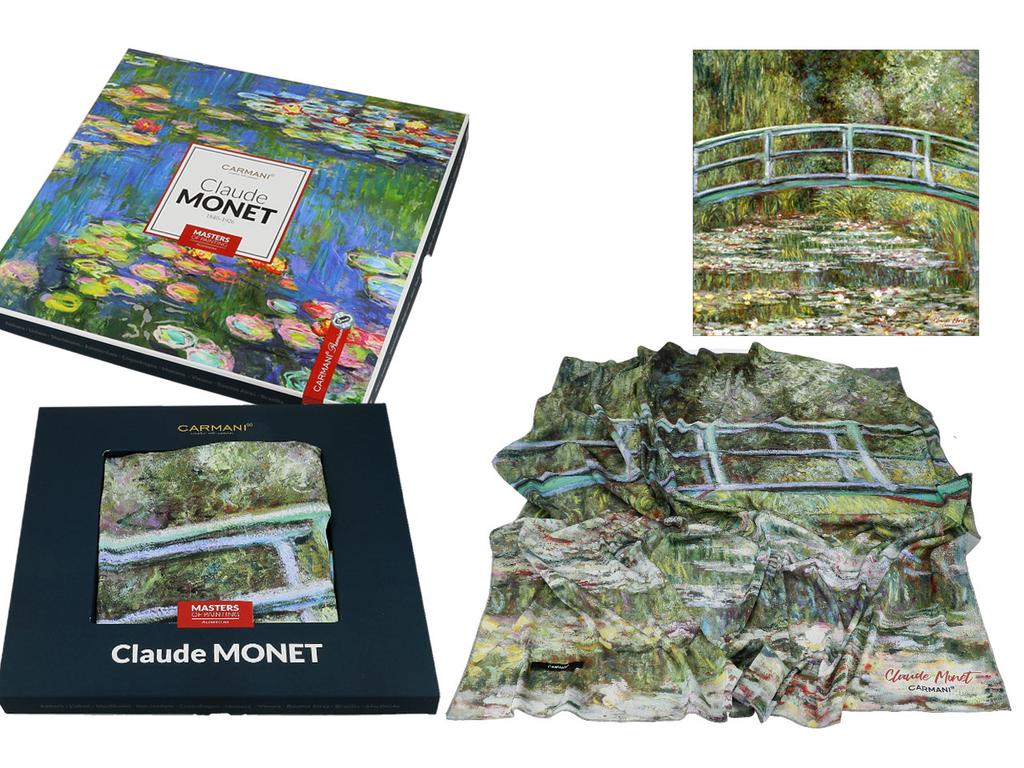 Chusta Damska Apaszka Claude Monet Staw Z Nenufarami Szalik Prezentowa