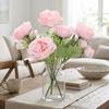 Real Touch Fake Peony Flowers with Stems Peony Bouquet Lifelike Fake Peony Bouquets  Wedding