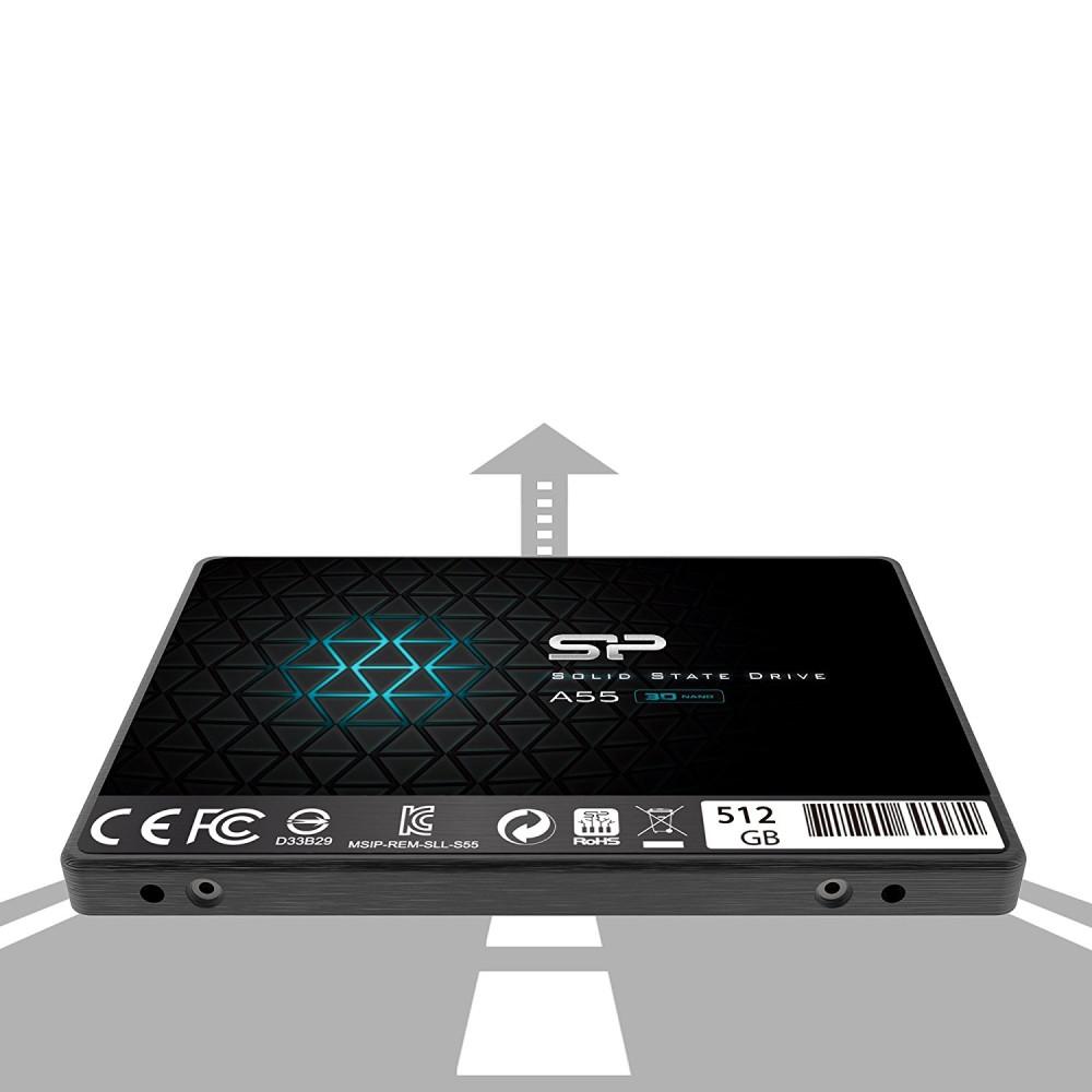SSD Silicon Power A55 512 GB 2,5" SATA3 3D NAND 7 mm