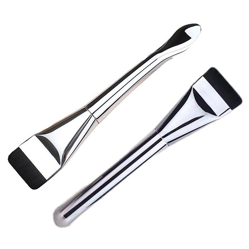 Pędzel do podkładu Silver Fish Tail Lekki i cienki pędzel do konturowania twarzy Płaski pędzel do konturowania Pędzle do podkładu w kremie