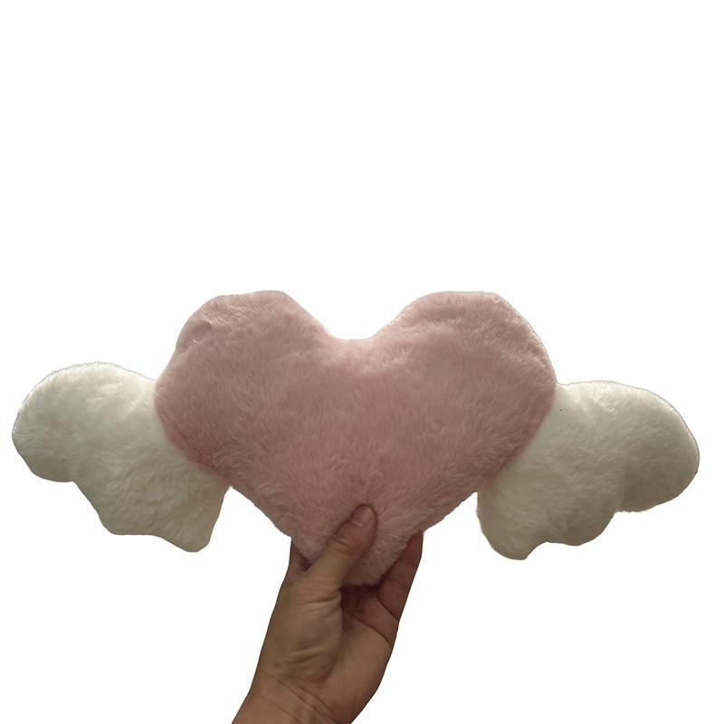 Heart-Shaped Car Headrest Plush Love Neck Pillow Seat Universal Lumbar Pillow Support Accessories Back Car Cushion