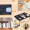 Yanhao Folding 70cm Wide x 48cm Deep x 36cm Perfect for Living or Office Folds Up to Save No Assembly Light Table, High, Alone, Studying, Use, Space,