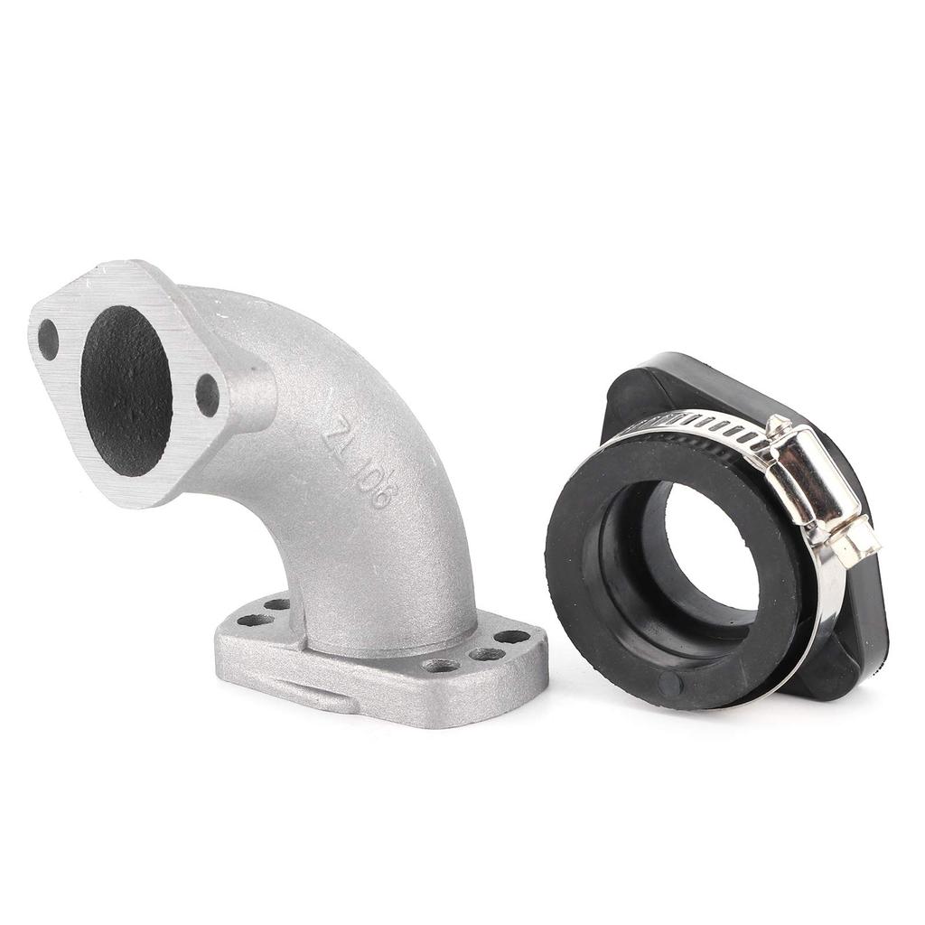 Akozon Carburetor Manifold, Carburetor Rubber Manifold Inlet Pipe Tube for Mikuni VM22 VM24 OKO KOSO PE24 PE26 PE28