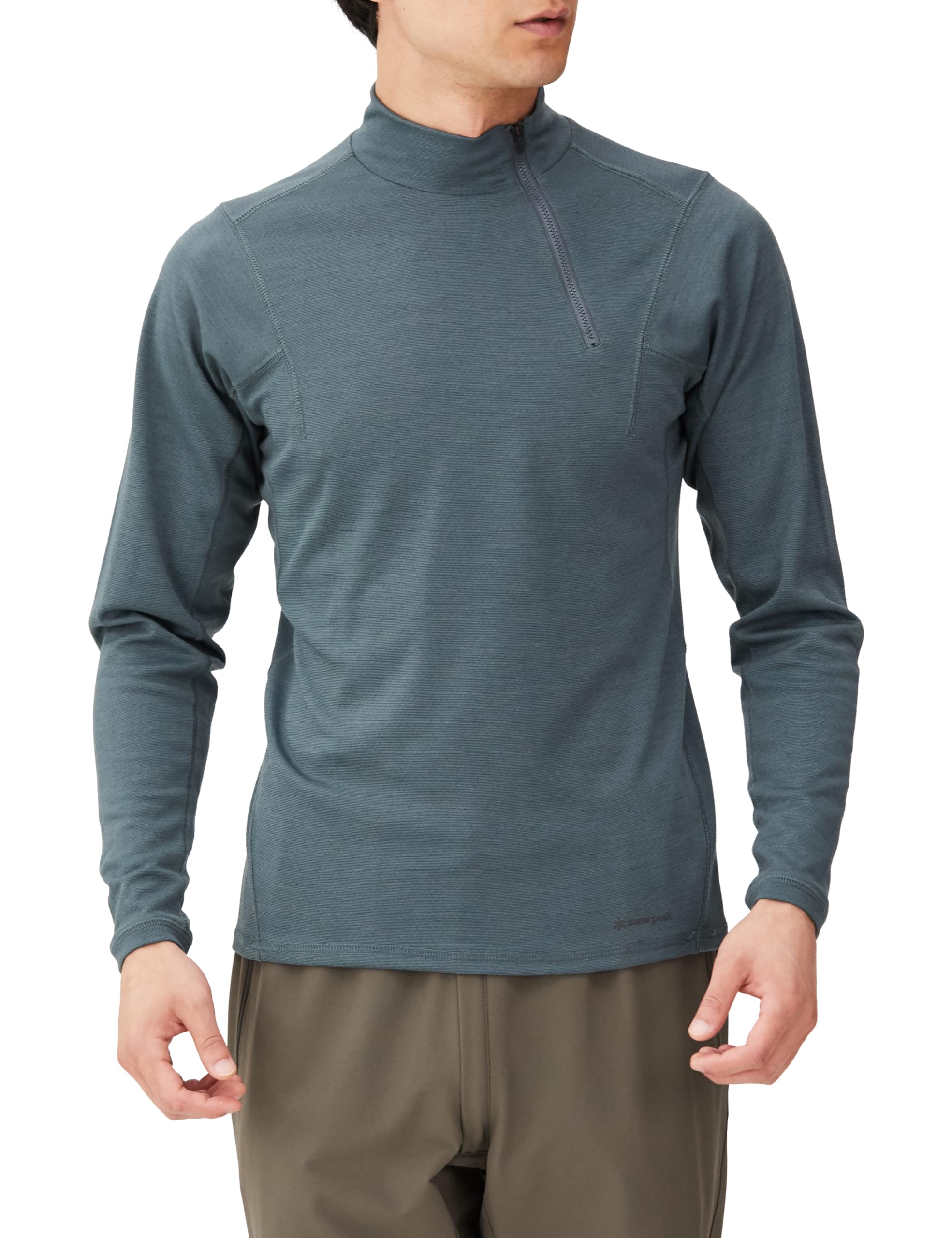 

Snow Peak Baselayer Recycled PeWo Half Zip Pullover 1 SB Slateblue