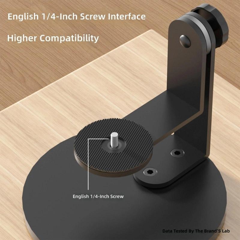 Desktop Projector Stand With 1/4Inch Screw Mount NonSlip Base 360°Rotating Adjustable Projector Holder For Home Use